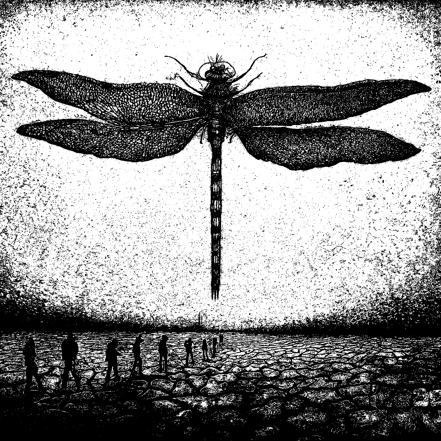 One giant dragonfly and nothing else • Climate migration intensifies.